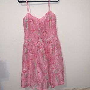 Vintage Lilly Pulitzer Floral Print Dress